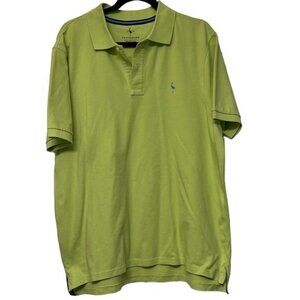 Men's TailorByrd Golf Polo Collection Lime Green Shirt Size Large #7181